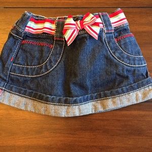 Gymboree 3-6 months Denim Skirt